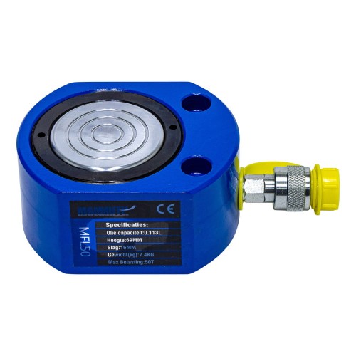 Cylinder hydrauliczny płaski 50 ton/skok 16 mm-MFL50