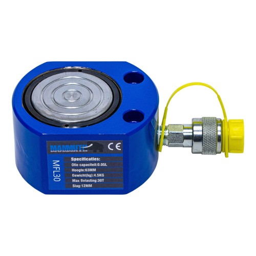 Cylinder hydrauliczny płaski 30 ton/skok 12 mm- MFL30