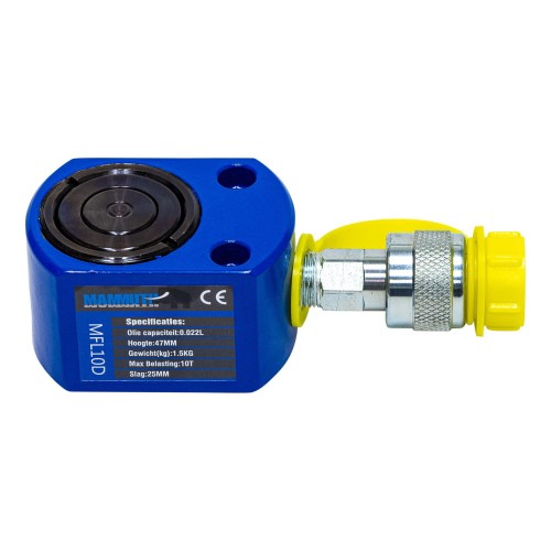 Cylinder hydrauliczny płaski z podwójnym tłokiem 10 ton/skok 25 mm- MFL10D