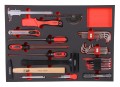 Szafka narzędziowa mobilna z narzędziami - 240 narzędzi, kod: 908240