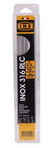 Elektrody spawalnicze, stal nierdzewna 316RLC 2,5/300 mm - INE31625B10