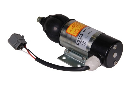 Solenoid 12V - SO12ZW - podwójna cewka. Solenoid / przekaźnik stopu - wersja ciężka