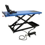 Podnośnik motocyklowy - ML75HAS - 675 kg hydrauliczno – pneumatyczny krzyżakowy 