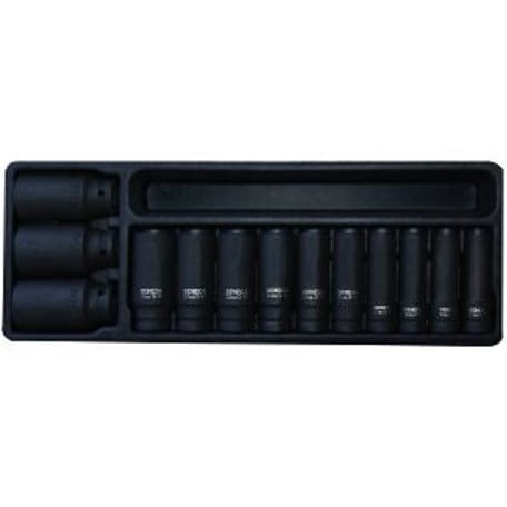 Zestaw nasadek udarowych długich ½’’ 13 sztuk-910043