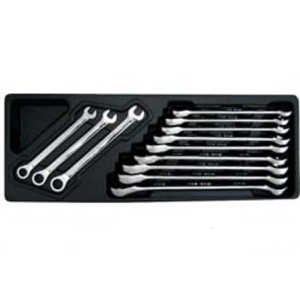 Zestaw kluczy płasko-oczkowych 12 sztuk- 910026B